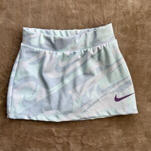 Nike Girls Skort Skirt Size 2T Teal Turqoise White Blue Gently Used